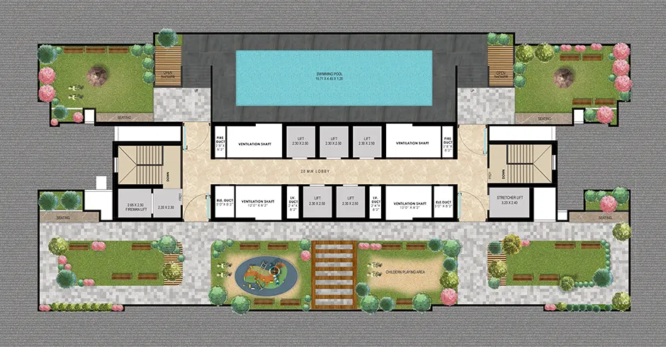 Shiv Sai Paradise Majiwada Floor Plans